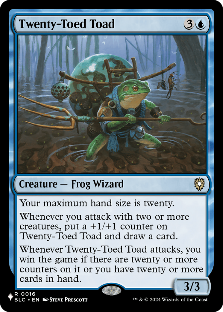 Twenty-Toed Toad |  (BLC-16) [The List]