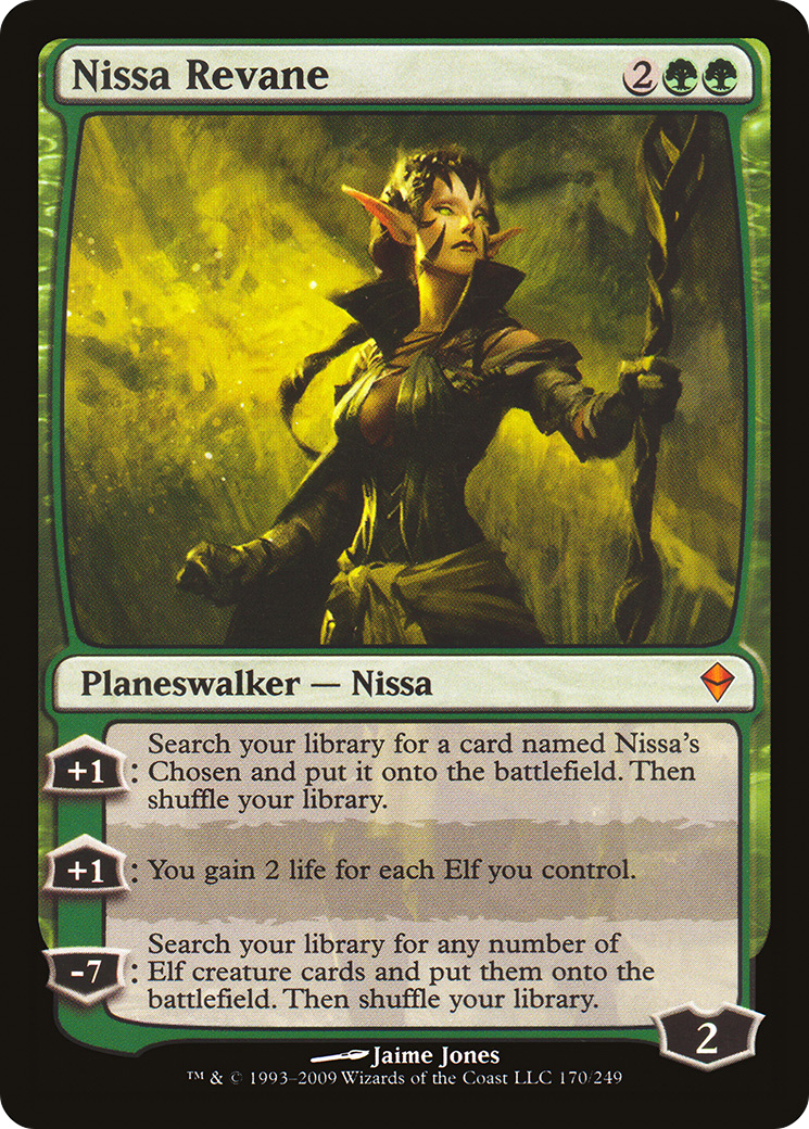 Nissa Revane [Zendikar] Foil