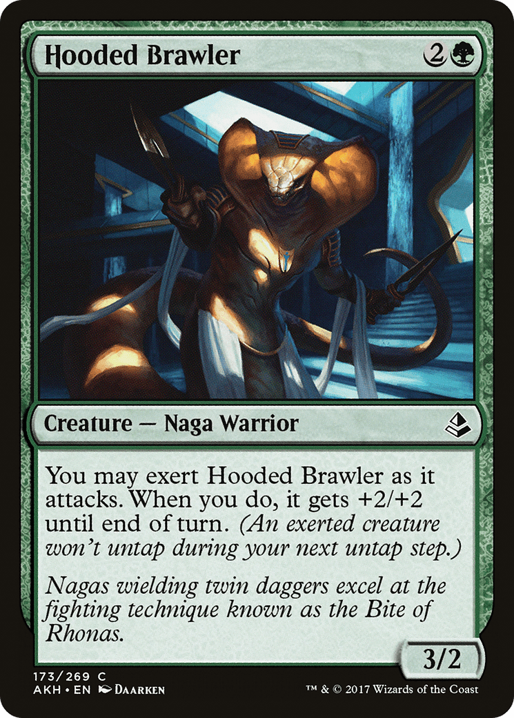 Hooded Brawler [Amonkhet] Foil