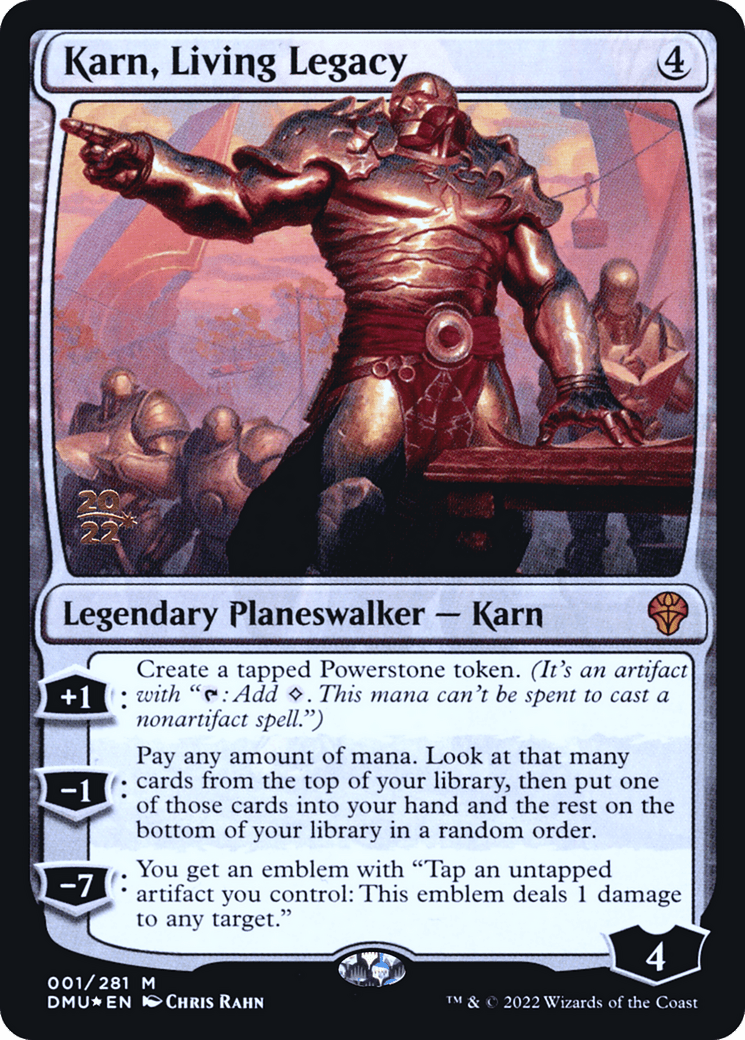 Karn, Living Legacy [Dominaria United Prerelease Promos]