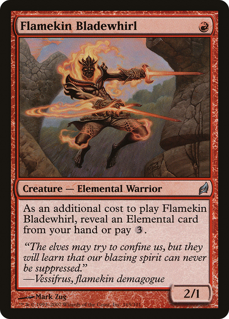 Flamekin Bladewhirl [Lorwyn] Foil