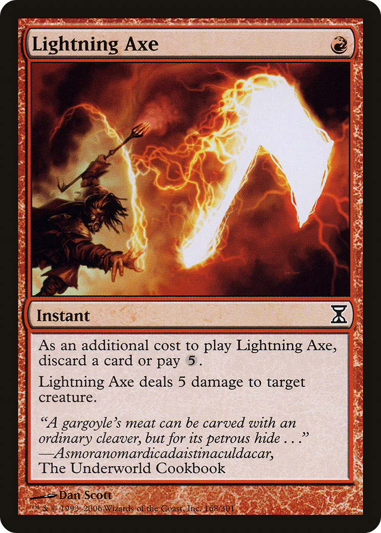 Lightning Axe [Time Spiral] Foil