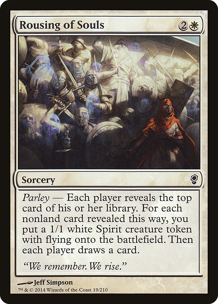 Rousing of Souls [Conspiracy] Foil