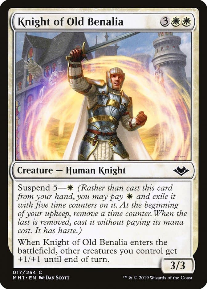 Knight of Old Benalia [Modern Horizons] Foil