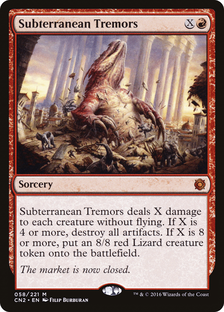Subterranean Tremors [Conspiracy: Take the Crown] Foil