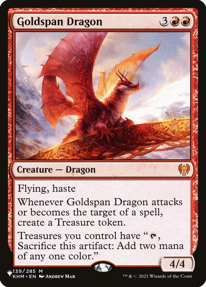 Goldspan Dragon |  (KHM-139) [The List]