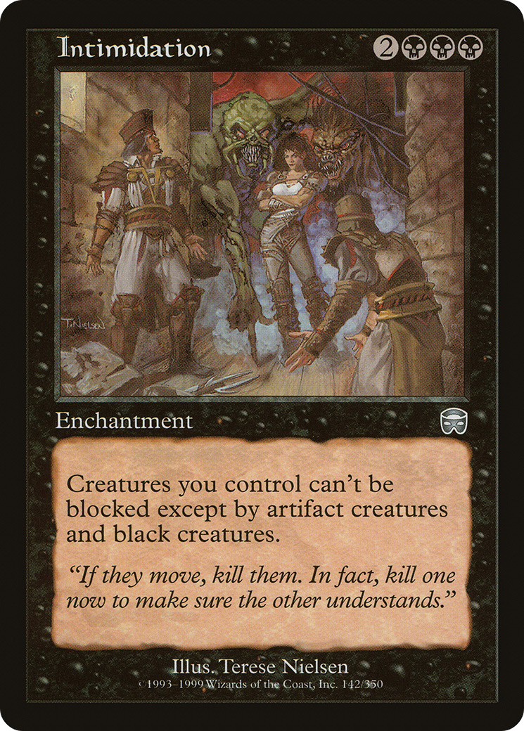Intimidation [Mercadian Masques] Foil