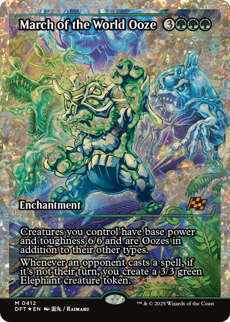March of the World Ooze |  Foil (412) [Aetherdrift]