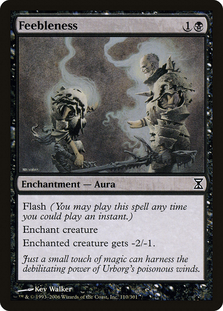 Feebleness [Time Spiral] Foil