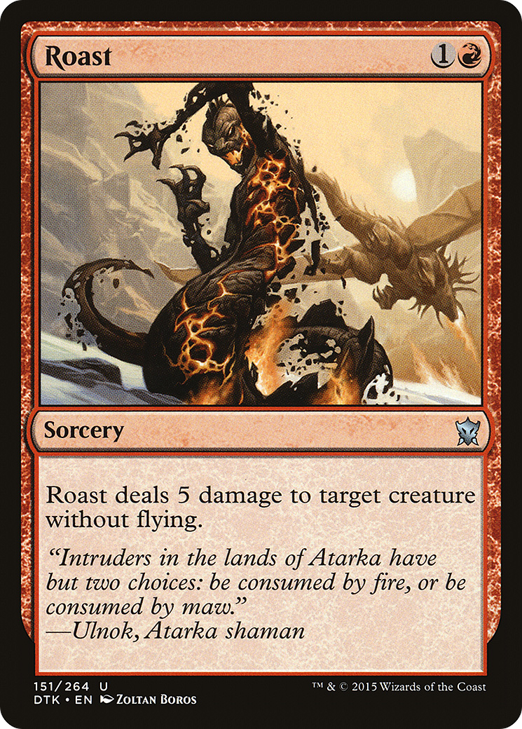 Roast [Dragons of Tarkir] Foil