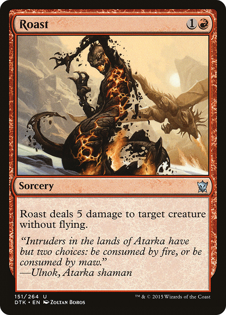 Roast [Dragons of Tarkir] Foil