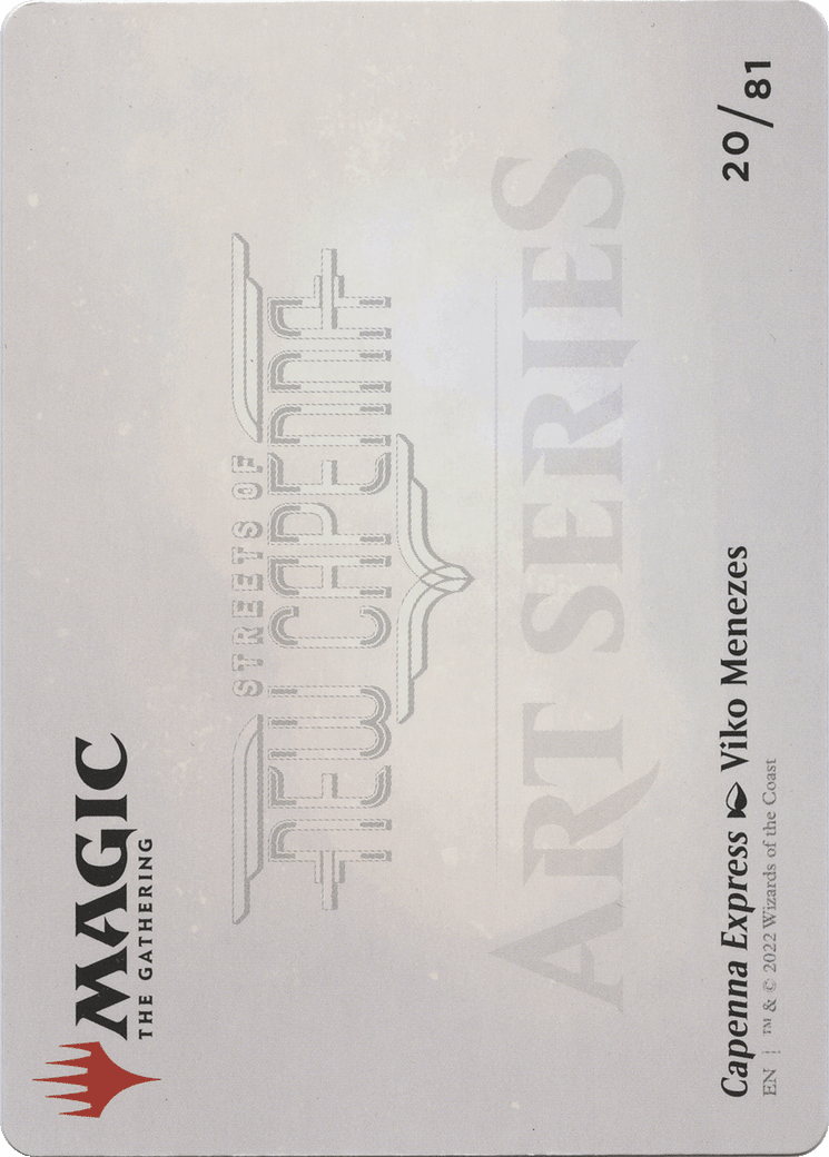 Capenna Express // Capenna Express (ASNC-020) - New Capenna Art Series (Borderless) Foil