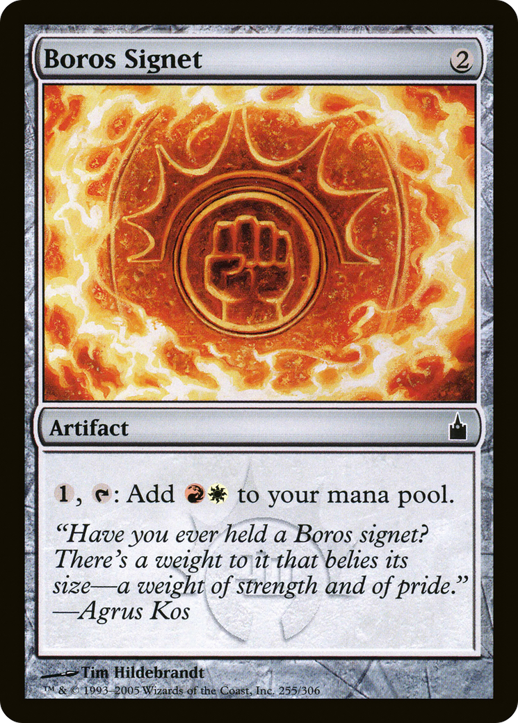 Boros Signet [Ravnica: City of Guilds] Foil