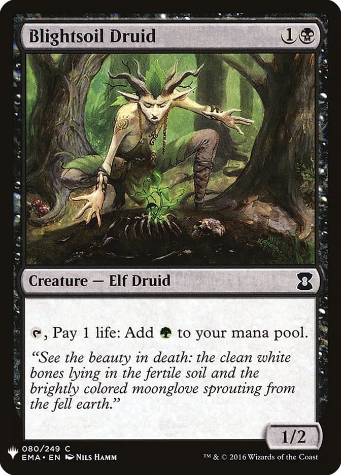 Blightsoil Druid |  (EMA-80) [The List]