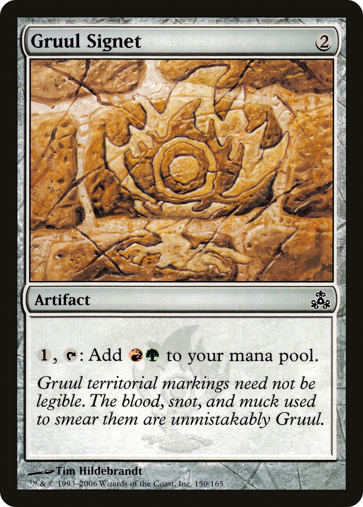 Gruul Signet [Guildpact] Foil