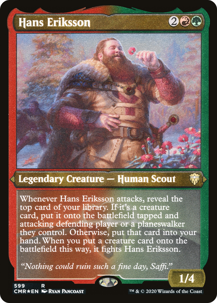 Hans Eriksson (599) [Commander Legends]  Foil