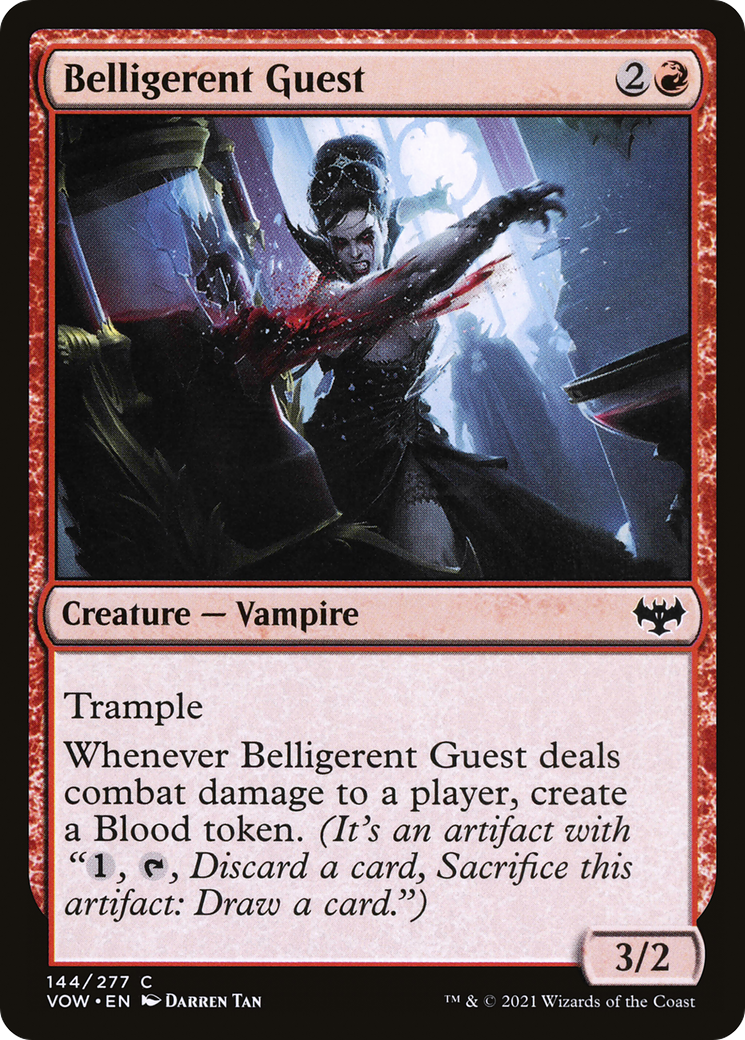 Belligerent Guest [Innistrad: Crimson Vow] Foil