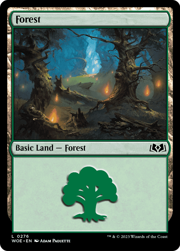 Forest (0276) [Wilds of Eldraine] Foil