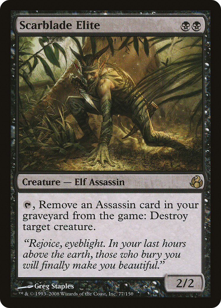 Scarblade Elite [Morningtide] Foil