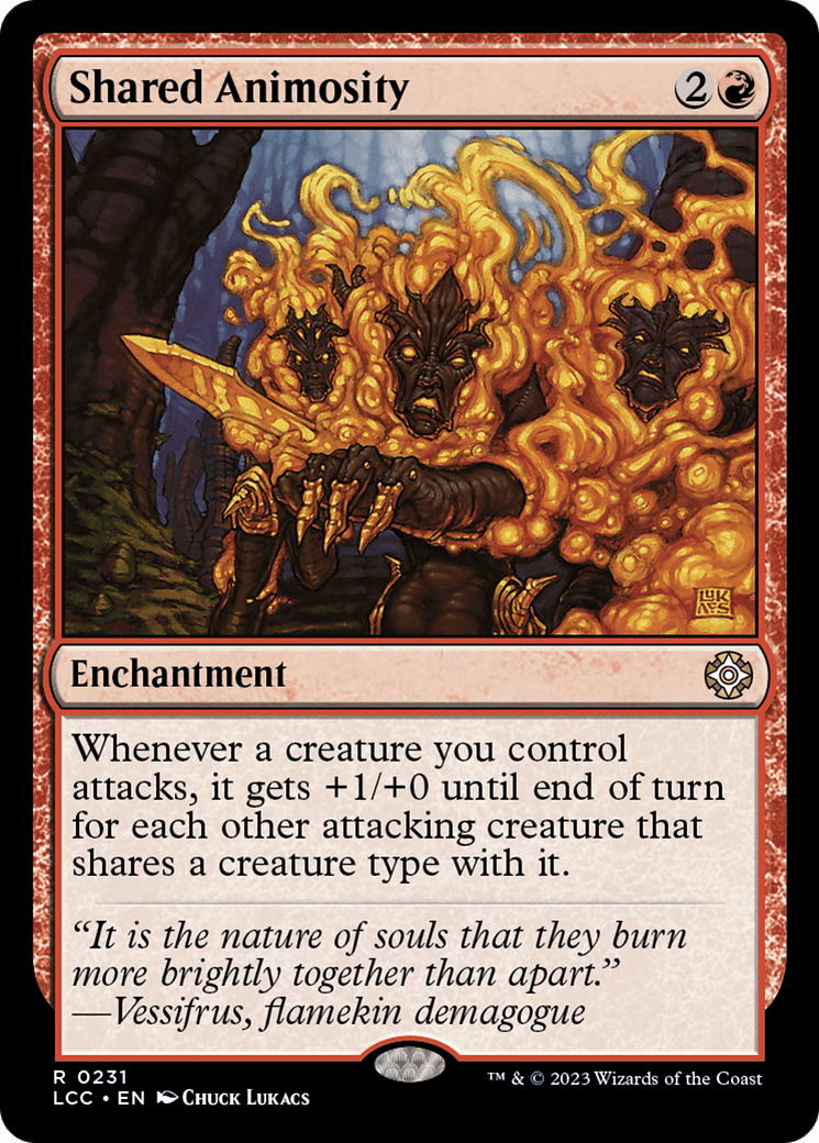 Shared Animosity [The Lost Caverns of Ixalan Commander]