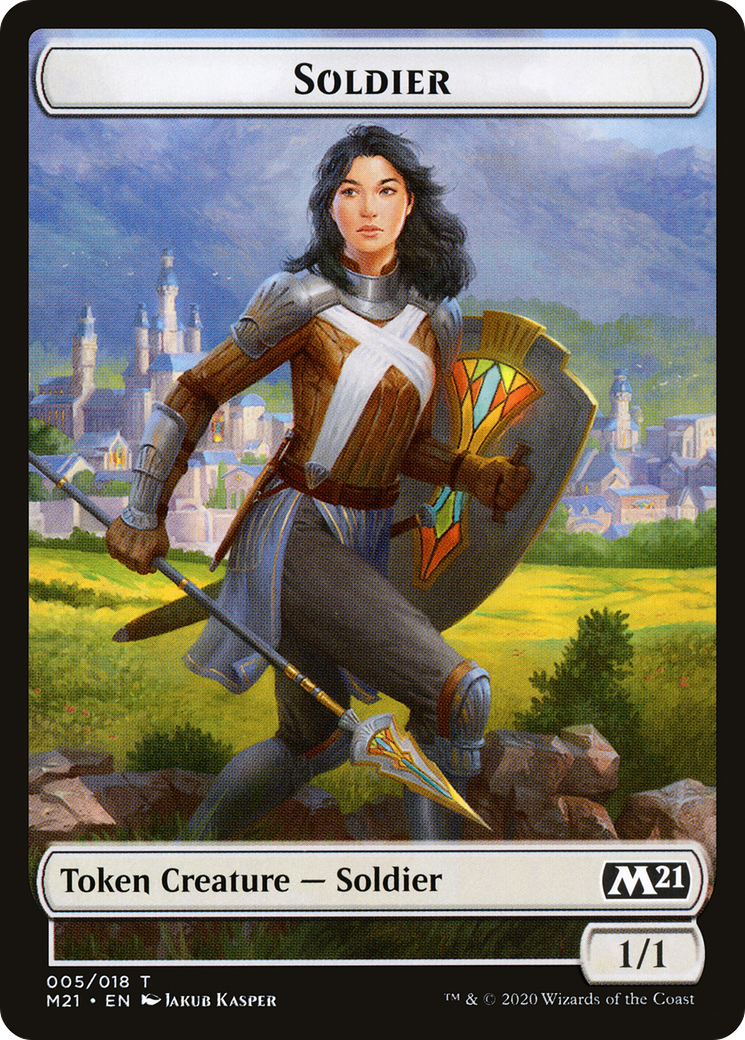 Soldier (TM21-005) - Core Set 2021 Tokens Foil