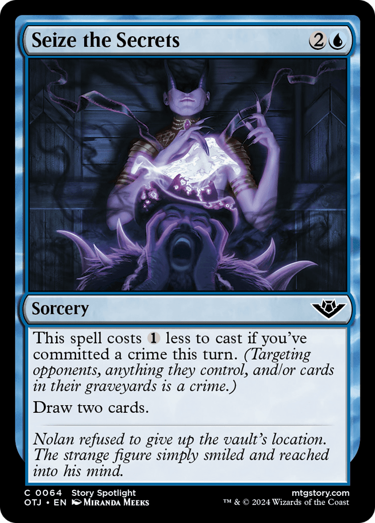 Seize the Secrets [Outlaws of Thunder Junction] Foil