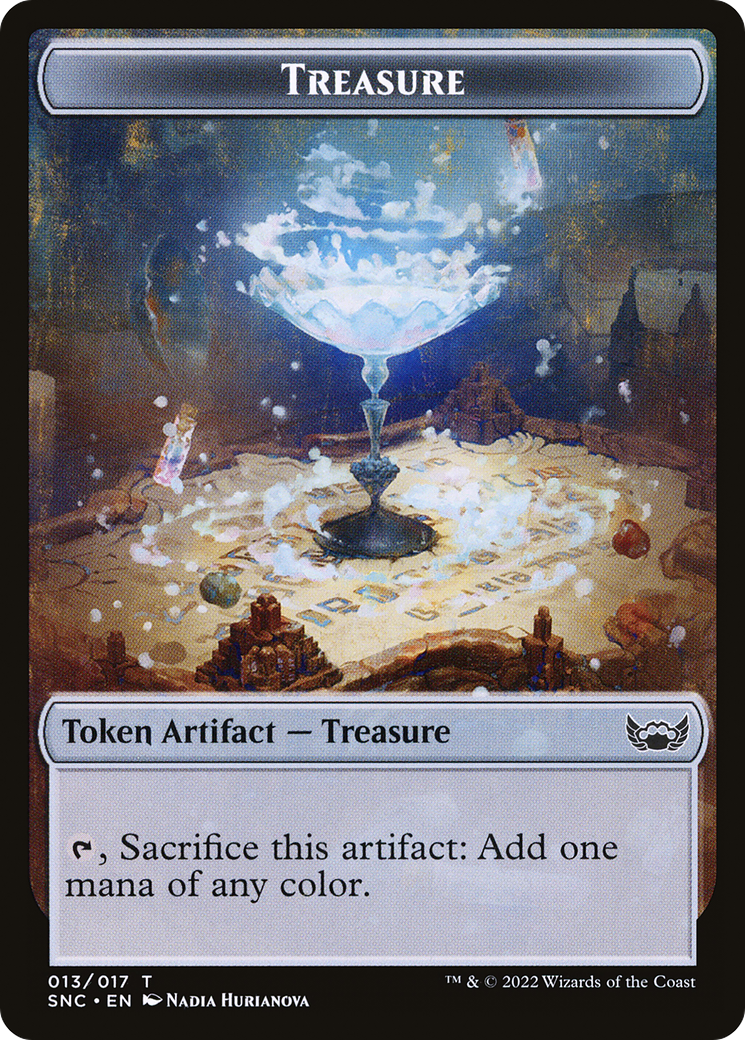 Treasure (TSNC-013) - Streets of New Capenna Tokens Foil
