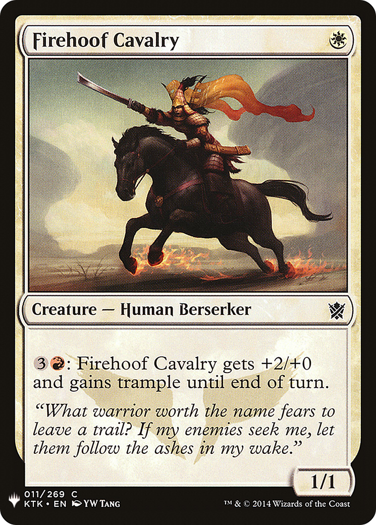 Firehoof Cavalry |  (KTK-11) [The List]