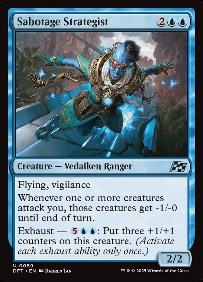 Sabotage Strategist 59/291 (Aetherdrift)  - Foil