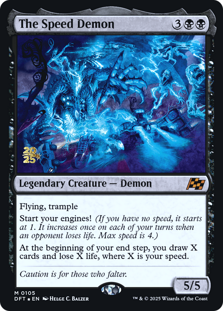 The Speed Demon (-105) [Prerelease Cards]  Foil
