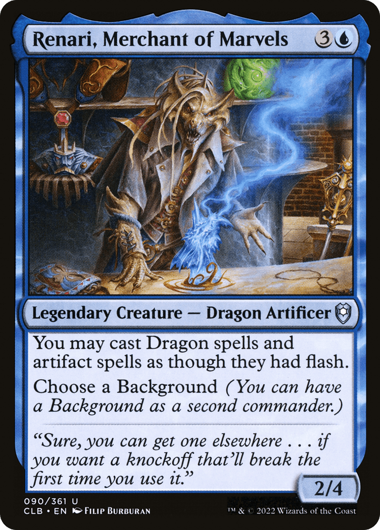 Renari, Merchant of Marvels [Commander Legends: Battle for Baldur's Gate] Foil