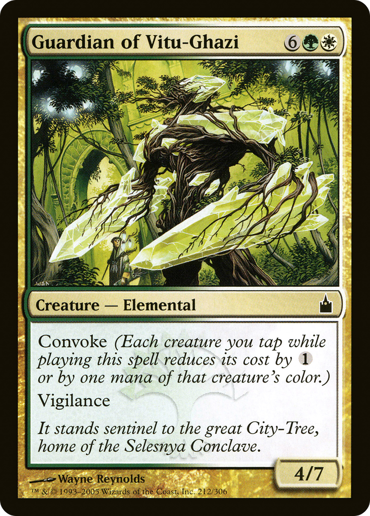 Guardian of Vitu-Ghazi [Ravnica: City of Guilds] Foil
