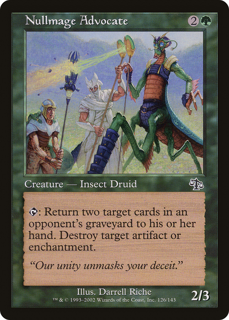Nullmage Advocate [Judgment] Foil