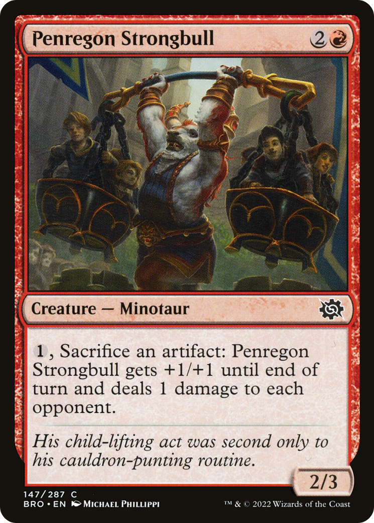 Penregon Strongbull [The Brothers' War] Foil