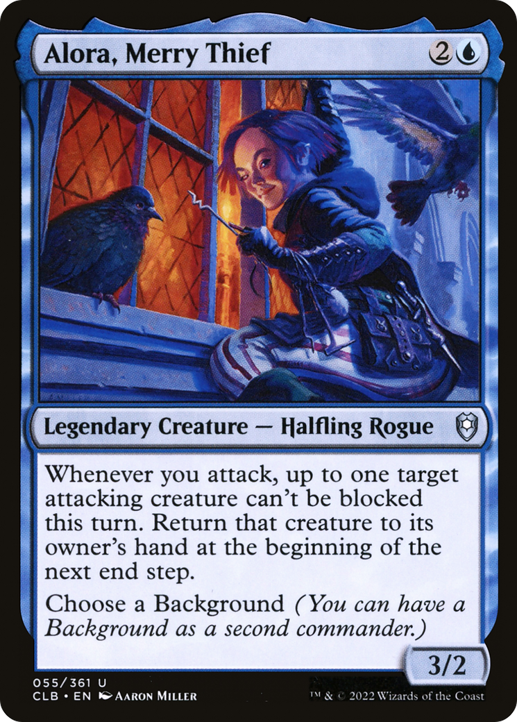 Alora, Merry Thief [Commander Legends: Battle for Baldur's Gate] Foil