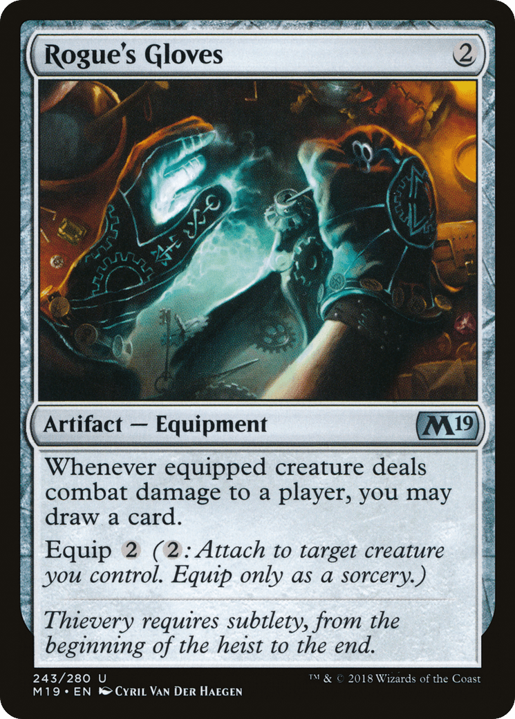 Rogue's Gloves [Core Set 2019] Foil