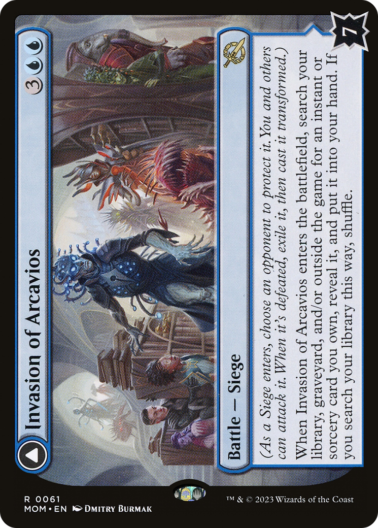 Invasion of Arcavios // Invocation of the Founders [March of the Machine] Foil
