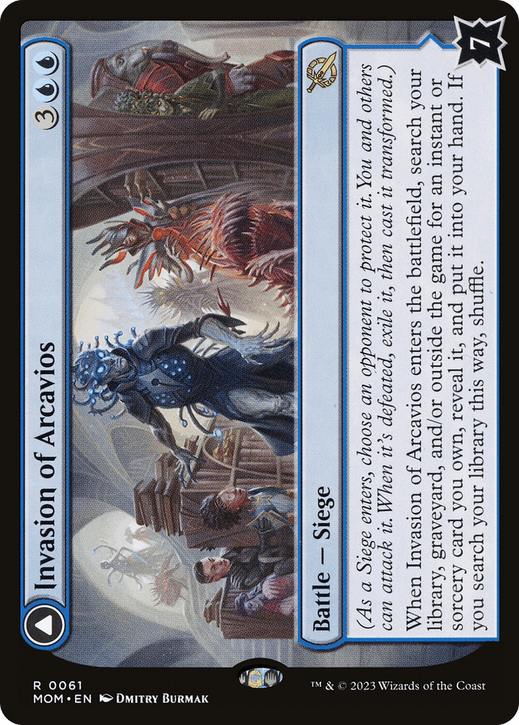Invasion of Arcavios // Invocation of the Founders [March of the Machine] Foil