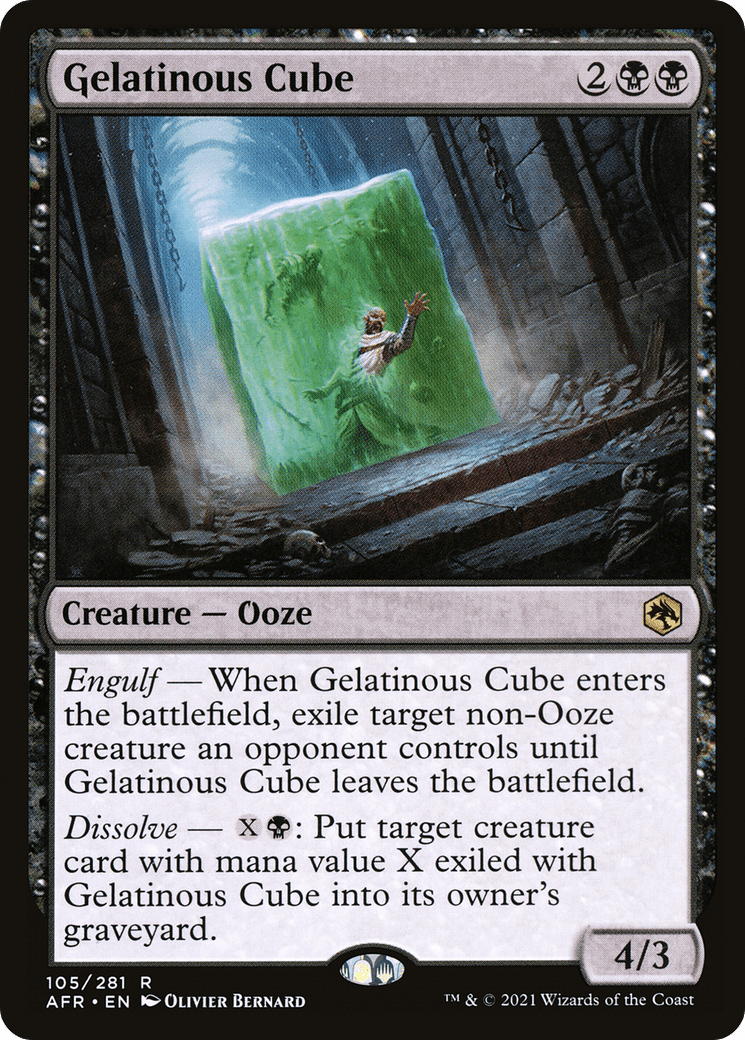 Gelatinous Cube [Dungeons & Dragons: Adventures in the Forgotten Realms] Foil