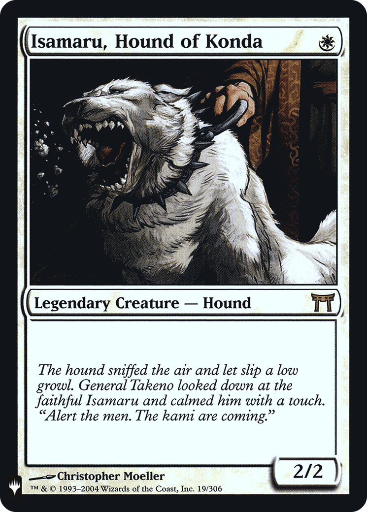 Isamaru, Hound of Konda |  Foil (CHK-19) [The List]