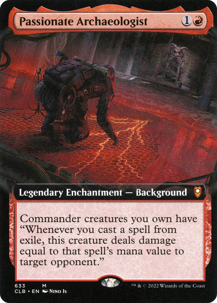 Passionate Archaeologist (CLB-633) - Commander Legends: Battle for Baldur's Gate: (Extended Art)