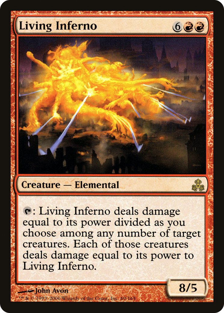 Living Inferno [Guildpact] Foil