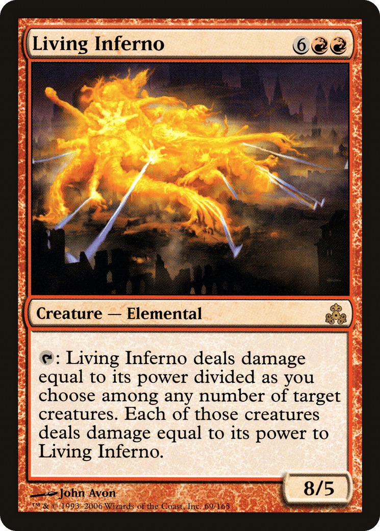 Living Inferno [Guildpact] Foil