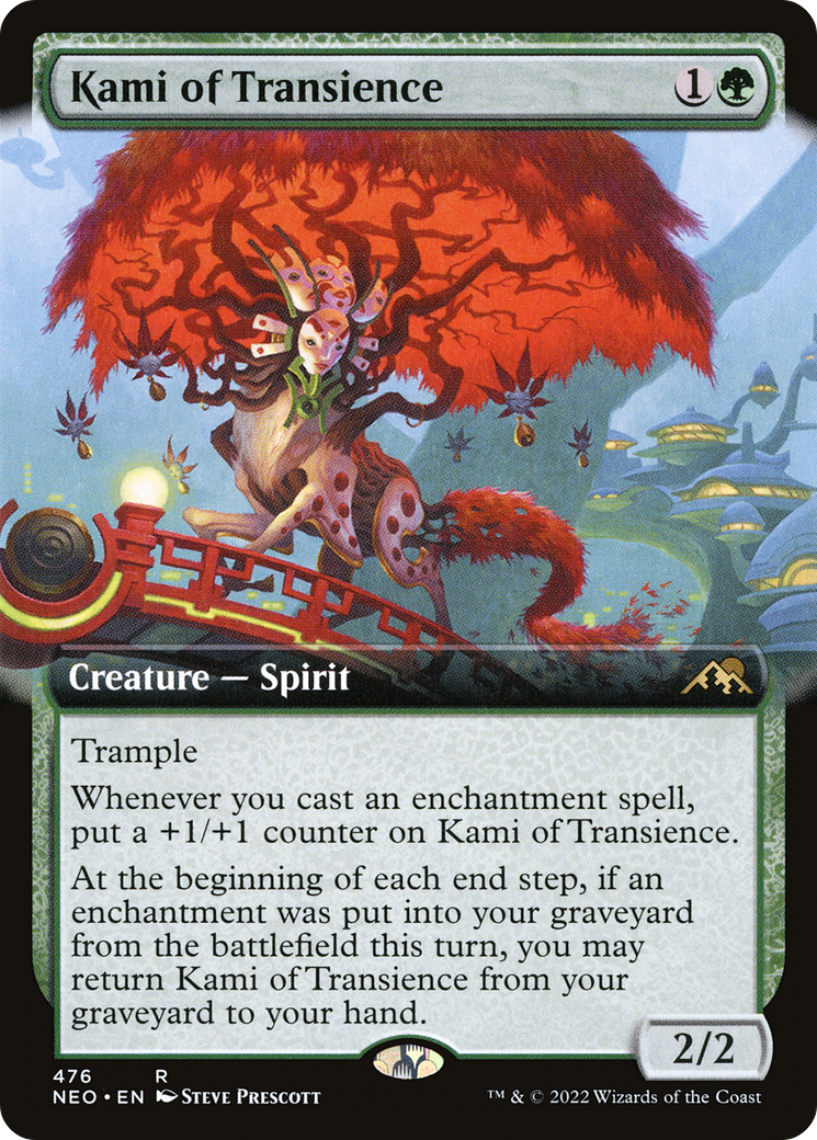 Kami of Transience (Extended Art) [Kamigawa: Neon Dynasty] Foil