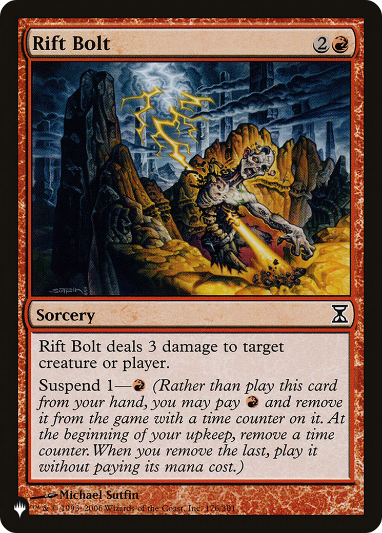 Rift Bolt |  (TSP-176) [The List]