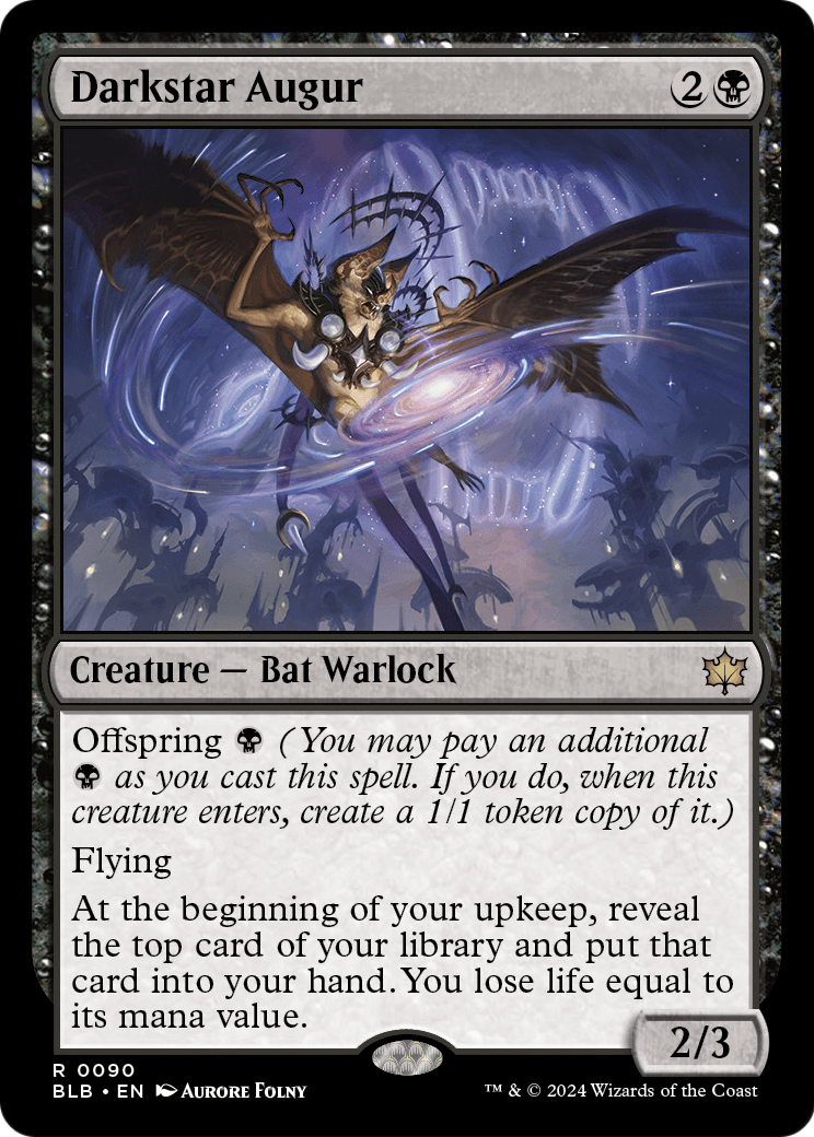 Darkstar Augur [Bloomburrow] Foil