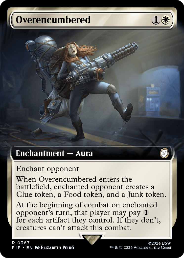 Overencumbered (Extended Art) [Fallout] Foil