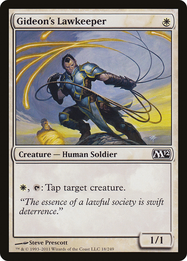 Gideon's Lawkeeper [Magic 2012] Foil