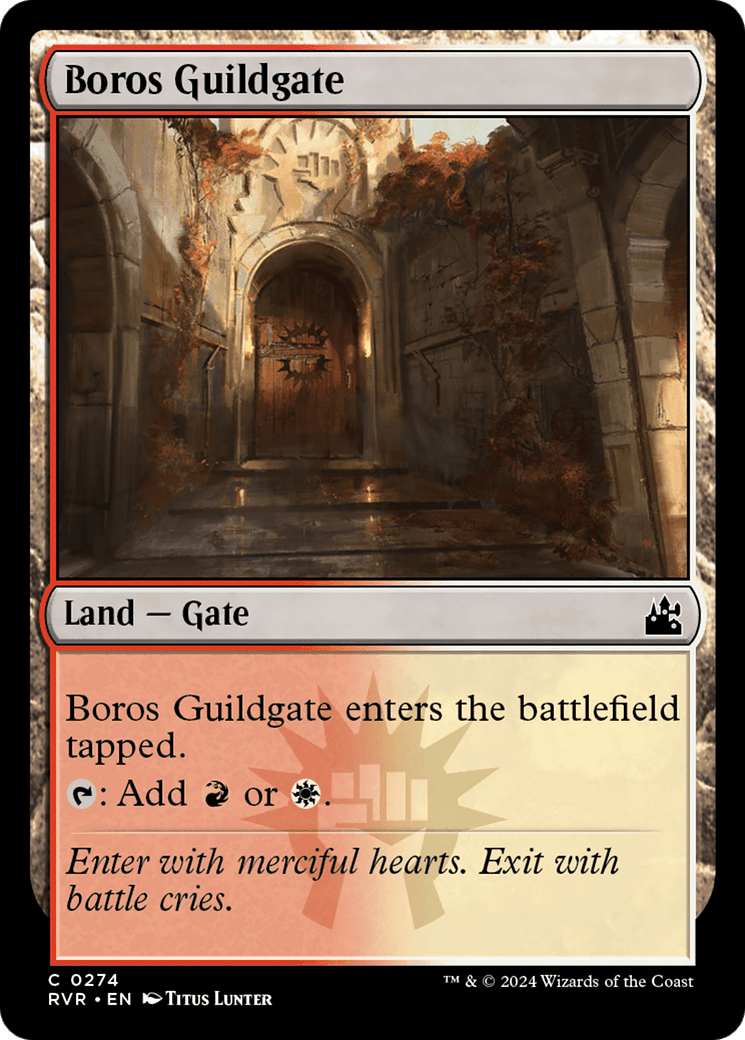 Boros Guildgate [Ravnica Remastered] Foil