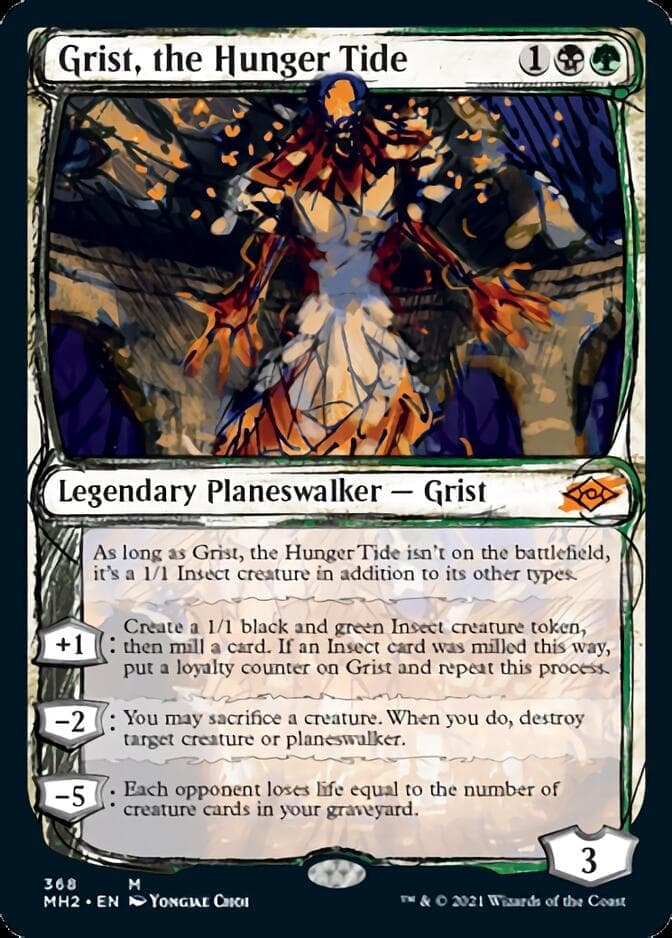 Grist, the Hunger Tide (Sketch) [Modern Horizons 2] Foil